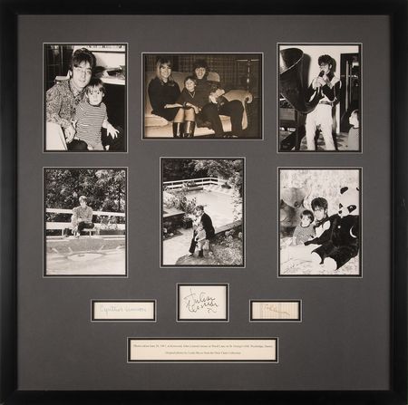 Lot #9047 John Lennon, Cynthia Lennon, and Julian