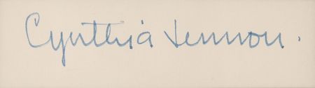 Lot #9047 John Lennon, Cynthia Lennon, and Julian Lennon (3) Signatures with Family Photos by Leslie Bryce - Image 4