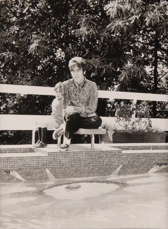 Lot #9047 John Lennon, Cynthia Lennon, and Julian Lennon (3) Signatures with Family Photos by Leslie Bryce - Image 5