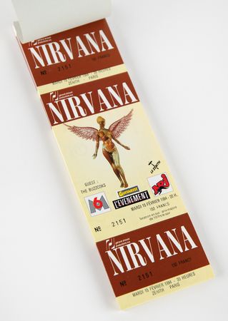 Lot #9486 Nirvana 1994 Paris 'In Utero' Concert
