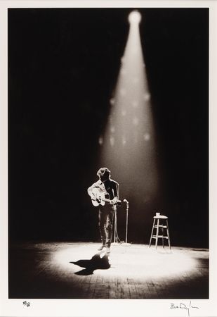 Lot #9137 Bob Dylan Oversized Signed Photograph (Ltd. Ed. #IV/IV) - Princeton, NJ, 1964 - Image 2