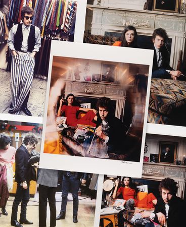 Lot #9138 Bob Dylan Oversized 'Bringing It All Back Home' Photographs (5) by Daniel Kramer - (1) Signed by Kramer - Image 1