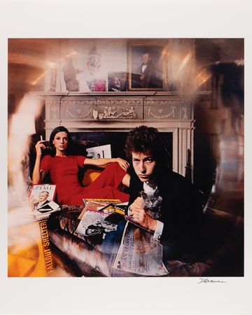 Lot #9138 Bob Dylan Oversized 'Bringing It All Back Home' Photographs (5) by Daniel Kramer - (1) Signed by Kramer - Image 2