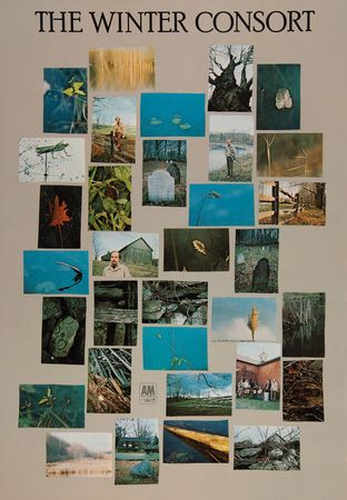Lot #9335 Paul Winter Test Print Poster by Barry Feinstein - The Winter Consort (16˝ x 22.75˝) - Image 1
