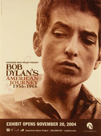 Lot #9207 Bob Dylan 'American Journey' Poster by Barry Feinstein (18? x 24?) - Image 1