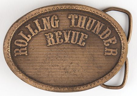 Lot #9210 Bob Dylan: Rolling Thunder Revue Belt Buckle - From the Personal Collection of Barry Feinstein - Image 1