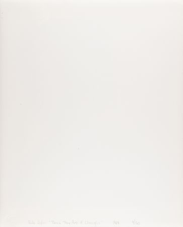 Lot #9145 Bob Dylan Oversized Photograph by Barry Feinstein - 'The Times They Are A-Changin'' (Ltd. Ed. #9/50) - Image 2