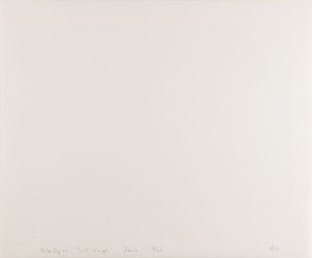 Lot #9154 Bob Dylan Oversized Photograph by Barry Feinstein - 'Backstage, Paris, 1966' (Ltd. Ed. #4/24) - Image 2