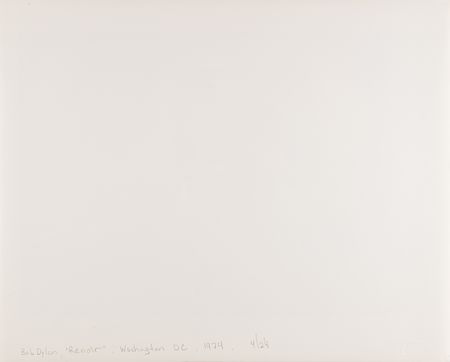 Lot #9158 Bob Dylan Oversized Photograph by Barry Feinstein - 'Renoir, Washington, D.C., 1974' (Ltd. Ed. #4/24) - Image 2