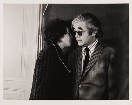 Lot #9159 Bob Dylan and Albert Grossman Oversized Photograph by Barry Feinstein - 'England, 1966' (Ltd. Ed. #4/24) - Image 1