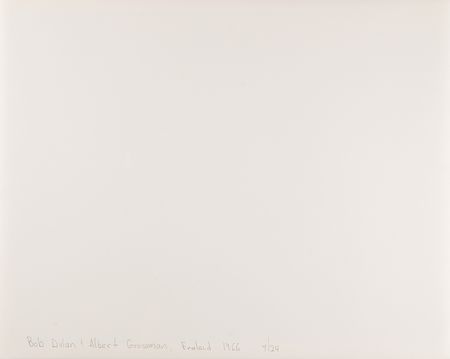 Lot #9159 Bob Dylan and Albert Grossman Oversized Photograph by Barry Feinstein - 'England, 1966' (Ltd. Ed. #4/24) - Image 2