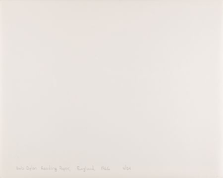 Lot #9160 Bob Dylan Oversized Photograph by Barry Feinstein - 'Reading Paper, England, 1966' (Ltd. Ed. #4/24) - Image 2