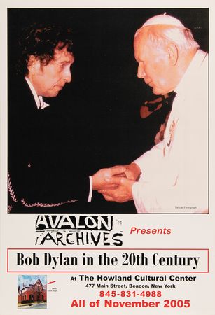 Lot #9163 Bob Dylan in the 20th Century Avalon Archives Poster - From the Personal Collection of Barry Feinstein - Image 1