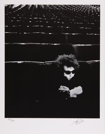 Lot #9166 Bob Dylan Oversized Photograph Signed by Barry Feinstein - 'Soundcheck, Royal Albert Hall, 1966' (Ltd. Ed. #5/20) - Image 1