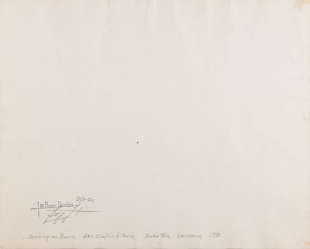 Lot #9347 Delaney & Bonnie & Friends Album Cover Oversized Original Photograph by Barry Feinstein - 'On Tour with Eric Clapton' - Image 2