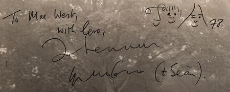 Lot #9035 John Lennon and Yoko Ono Signed Photograph to Mae West - Image 2