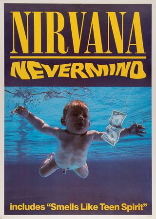 Lot #9485 Nirvana 1991 'Nevermind' UK Release