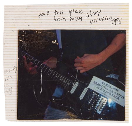 Lot #9470 Kurt Cobain Personally Used 'Roxy Theatre' Guitar Pick (August 15, 1991) - Image 4