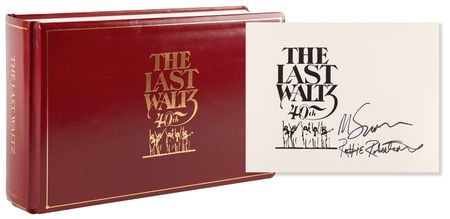 Lot #9358 The Band: Robbie Robertson and Martin Scorsese Signed 40th Anniversary Collector?s Edition of The Last Waltz - Image 1