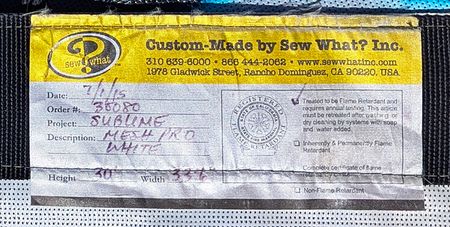 Lot #9491 Sublime with Rome Massive Stage-Used 2015 Summer Tour 'Sirens' Concert Backdrop (33-feet x 30-feet) - Image 14