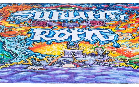 Lot #9491 Sublime with Rome Massive Stage-Used 2015 Summer Tour 'Sirens' Concert Backdrop (33-feet x 30-feet) - Image 2