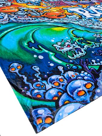 Lot #9491 Sublime with Rome Massive Stage-Used 2015 Summer Tour 'Sirens' Concert Backdrop (33-feet x 30-feet) - Image 9
