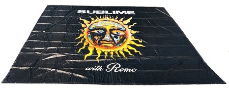 Lot #9490 Sublime with Rome Huge Stage-Used 2015 Summer Tour 'Burning Sun' Concert Backdrop (30-feet x 20-feet) - Image 1