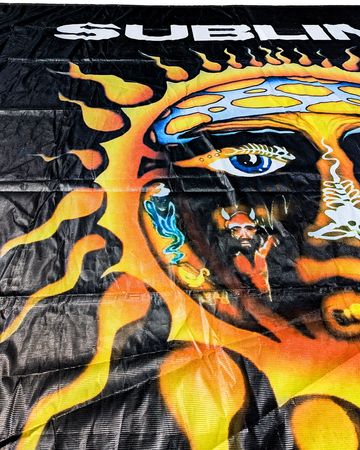 Lot #9490 Sublime with Rome Huge Stage-Used 2015 Summer Tour 'Burning Sun' Concert Backdrop (30-feet x 20-feet) - Image 5