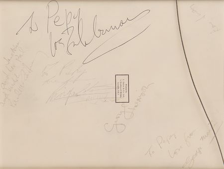 Lot #9011 Beatles Rare Signed Help! Royal World Premiere Program - Image 4