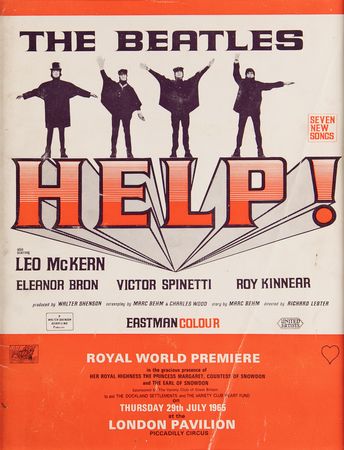 Lot #9011 Beatles Rare Signed Help! Royal World Premiere Program - Image 5