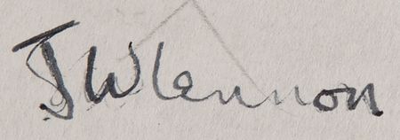 Lot #9044 John Lennon Twice-Signed Document for the Publication of His First Book, In His Own Write - Image 5