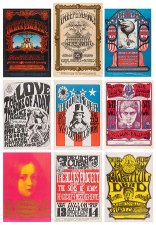 Lot #9310 Late 1960s Original Roack Concert Poster Collection (46) with the Grateful Dead, The Doors, Big Brother and the Holding Company, and More - Image 2