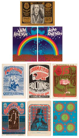 Lot #9310 Late 1960s Original Roack Concert Poster Collection (46) with the Grateful Dead, The Doors, Big Brother and the Holding Company, and More - Image 3