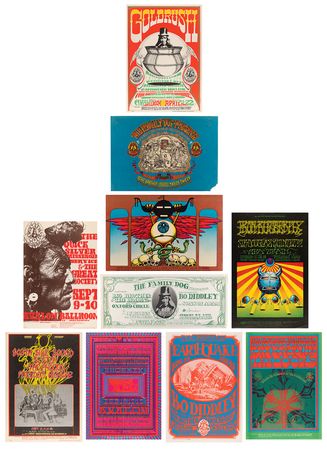 Lot #9310 Late 1960s Original Roack Concert Poster Collection (46) with the Grateful Dead, The Doors, Big Brother and the Holding Company, and More - Image 6