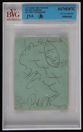Lot #9268 The Who Early Signed 'May Day Whoot' Ticket - Image 2