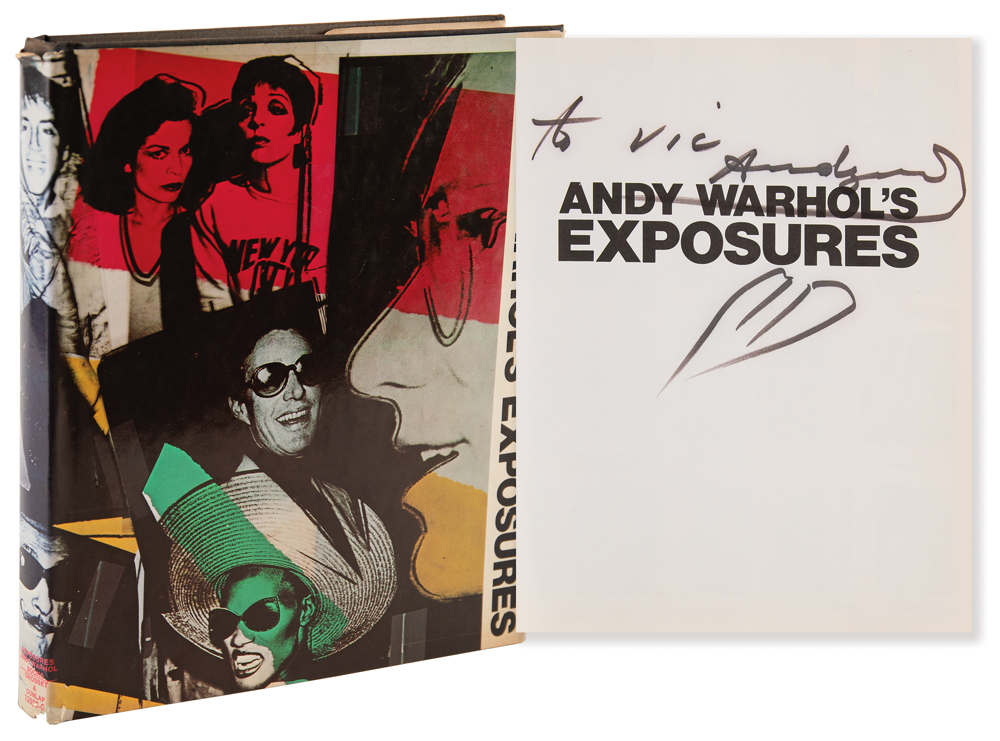 Andy Warhol Signed Book - Exposures | RR Auction