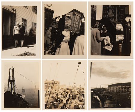 Lot #410 World War II: Henry J. Renzi's Photographic Archive (700+) as a Coast Guard Cameraman During the European and Pacific Campaigns - Image 11