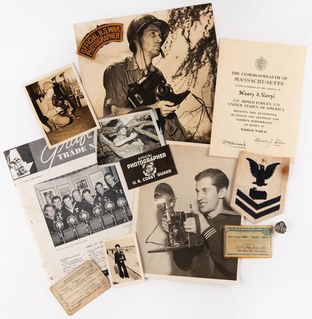 Lot #410 World War II: Henry J. Renzi's Photographic Archive (700+) as a Coast Guard Cameraman During the European and Pacific Campaigns - Image 2