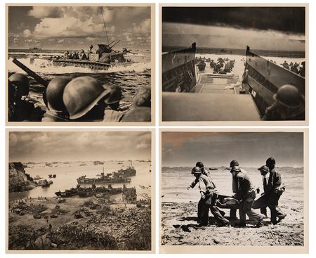 Lot #410 World War II: Henry J. Renzi's Photographic Archive (700+) as a Coast Guard Cameraman During the European and Pacific Campaigns - Image 5