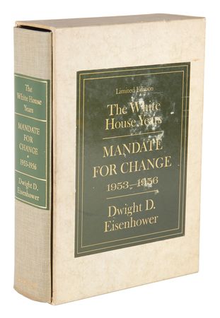 Lot #474 Dwight D. Eisenhower Signed Book - Mandate for Change - Image 3