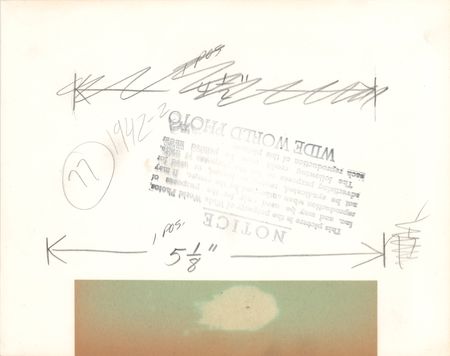 Lot #530 Pearl Harbor: 'USS Shaw Explodes' Original Photograph - Image 2