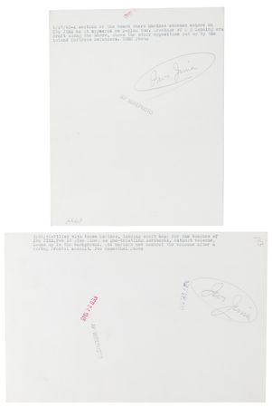 Lot #455 Battle of Iwo Jima (2) AP Wire Photos - Image 2