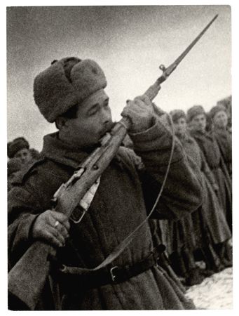Lot #515 Mark Markov-Grinberg 'Soldier's Oath' Original Photograph - Image 1