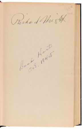 Lot #749 Richard Wright Signed Book - Black Boy - Image 4
