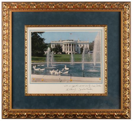 Lot #23 John F. Kennedy 1961 White House Christmas Gift Print - Image 1