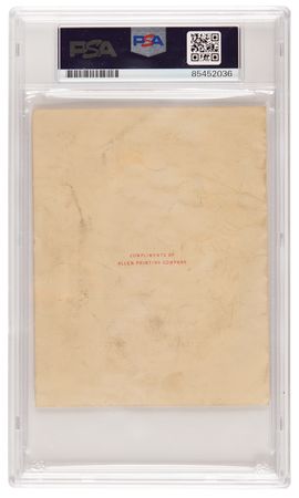 Lot #938 Nile Kinnick Rare Signed Menu - Heisman Trophy Winner and Naval Aviator - Image 2