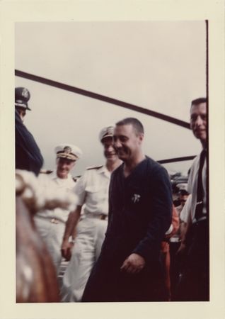 Lot #625 Gemini 3 (5) Candid Recovery Photographs and Recovery Cover - Image 7