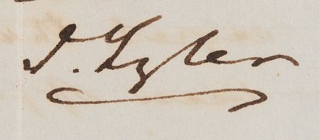 Lot #6 John Tyler Autograph Letter Signed Twice on the 1848 Presidential Election - 