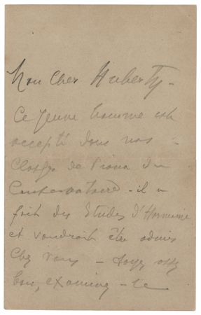 Lot #773 Eugene Ysaye Autograph Letter Signed - Image 1