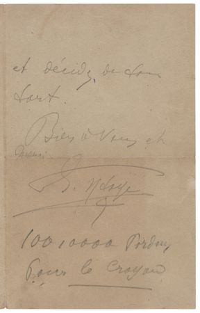 Lot #773 Eugene Ysaye Autograph Letter Signed - Image 2